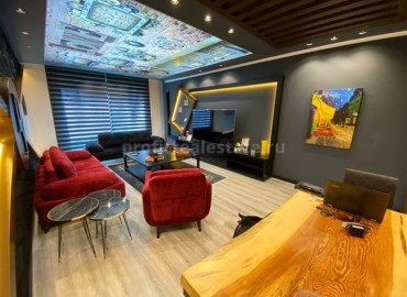 Просторная четырехкомнатная квартира с профессиональным дизайном, полностью укомплектованная мебелью, в европейском районе Оба, Аланья, 180 м2 ID-4820 фото-3