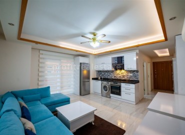 Уютные двухкомнатные апартаменты, с мебелью и техникой, всего в 550 метрах от пляжа Клеопатра, Аланья ID-4833 фото-2