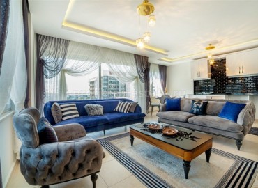Двухкомнатная квартира, укомплектованная мебелью, с большой общей площадью, всего в 80 метрах от моря, Кестель, Аланья ID-4841 фото-4