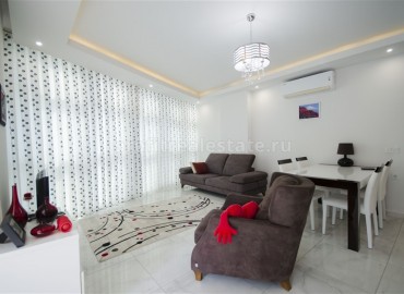 Уютная двухкомнатная квартира, с мебелью и техникой, в 150 метрах от центра аМахмутлара, Аланья ID-4936 фото-4