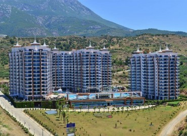 Двухэтажная квартира, планировки 2+1, с шикарными видовыми характеристиками, в жилом комплексе класса «люкс», Махмутлар, Аланья, 125 м2 ID-5022 фото-1