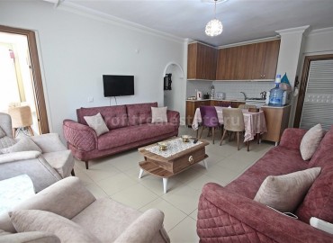 Недорогая двухкомнатная квартира, с мебелью, в 150 метрах от моря, Махмутлар, Аланья ID-5042 фото-11