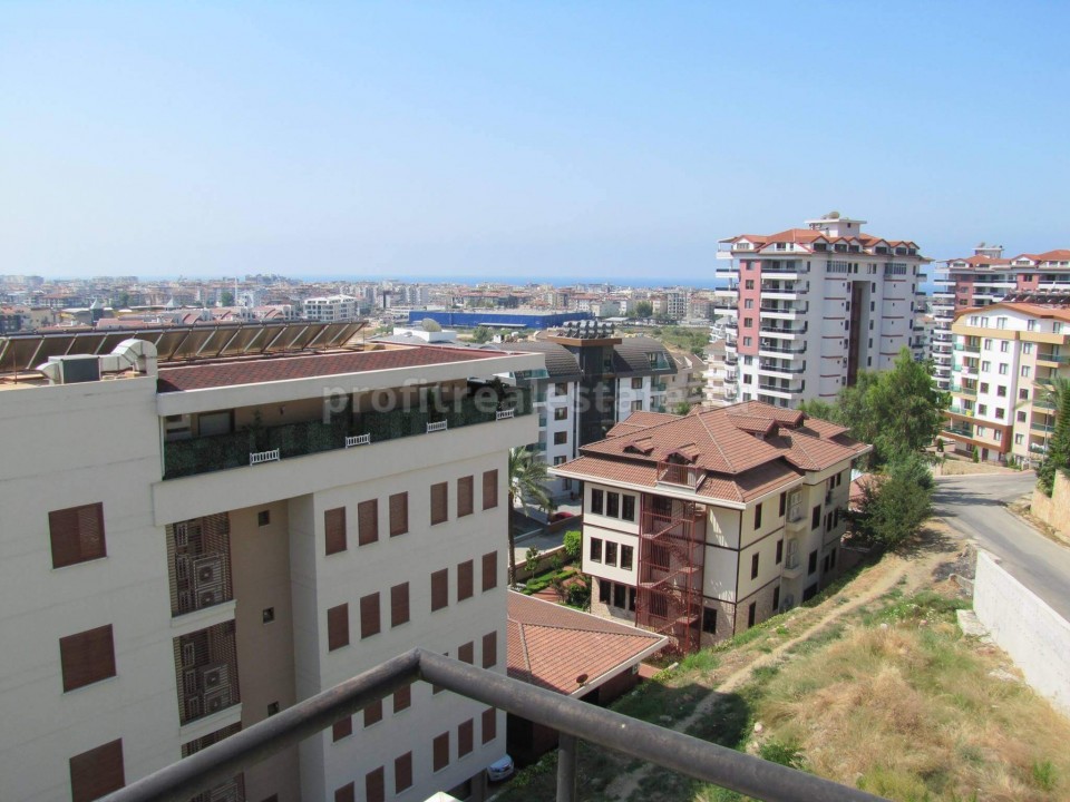 Apartment with sea view in a small complex in Cikcilli in Alanya ID-0286 фото-1