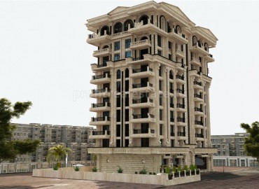 Трехкомнатные апартаменты в новом жилом комплексе, на завершающем этапе строительства, всего в 200 метрах от моря, Махмутлар, Аланья, 100 м2 ID-5047 фото-2