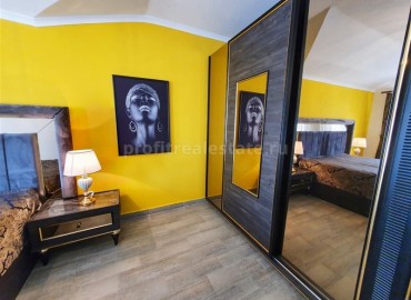 Двухуровневые апартаменты, с тремя спальными комнатами, готовые к заселению, в 150 метрах от пляжа Кестеля, Аланья ID-5088 фото-7