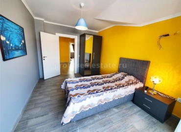 Двухуровневые апартаменты, с тремя спальными комнатами, готовые к заселению, в 150 метрах от пляжа Кестеля, Аланья ID-5088 фото-8