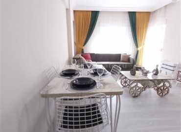Недорогие двухкомнатные апартаменты, с мебелью и техникой, в 200 метрах от моря, Махмутлар, Аланья ID-5126 фото-4