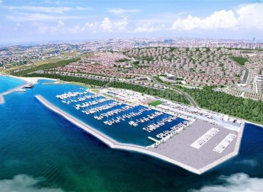 Элитная недвижимость Стамбула. Новый инвестиционный проект в районе Бейликдюзю, в 300 метрах от моря, 66-620 м2 ID-5128 фото-1