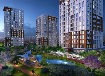 Недвижимость на этапе строительства в Стамбуле. Новый инвестиционный проект в популярном районе Эсеньюрт, 67-363 м2 ID-5133 фото-3