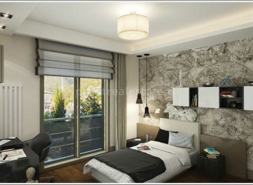 Новые квартиры в роскошном жилом комплексе, в 200 метрах от центра района Бейликдюзю, Стамбул, 92-222 м2 ID-5141 фото-5