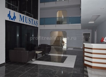 Новая стильная квартира планировки 1+1, площадь 65м2, в русскоязычном районе Махмутлар, Аланья ID-5149 фото-9