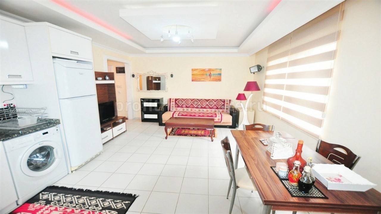 Апартаменты, планировки 1+1, укомплектованные мебелью, в ухоженном жилом комплексе Махмутлара, Аланья, 55 м2 ID-5151 фото-2