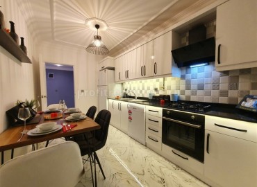 Трехкомнатная квартира с отдельной кухней в Махмутларе с видом на море, полный пакет мебели и бытовой техники, 130 кв.м ID-5169 фото-4