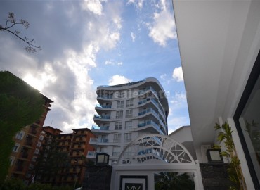 Новая трехкомнатная квартира в центре Алании, пляж Клеопатры в комплексе с крытым бассейном ID-5201 фото-12