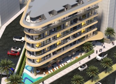 Элитный жилой комплекс на начальном этапе строительства с полной инфраструктурой в историческом центре Алании, пляж Клеопатра с опцией беспроцентной рассрочки ID-5217 фото-1