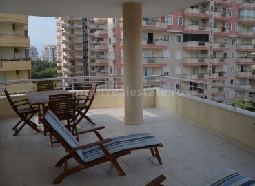 Апартаменты с мебелью и техникой в хорошем комплексе в 300 метрах от моря в районе Махмутлар ID-0303 фото-28