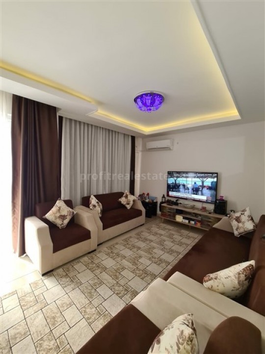 Two-bedroom apartment with sea views, equipped with furniture and appliances, Mahmutlar, Alanya, 100 m2 ID-5263 фото-2