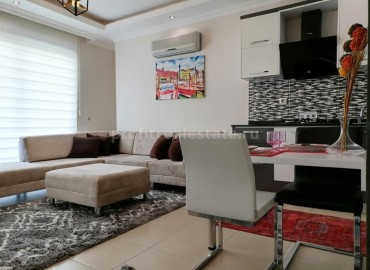Cozy one-bedroom apartment, ready to move in, 300 meters from the sea, Mahmutlar, Alanya ID-5269 фото-4