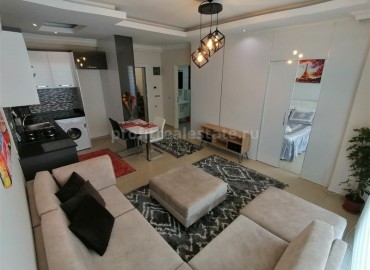 Cozy one-bedroom apartment, ready to move in, 300 meters from the sea, Mahmutlar, Alanya ID-5269 фото-6