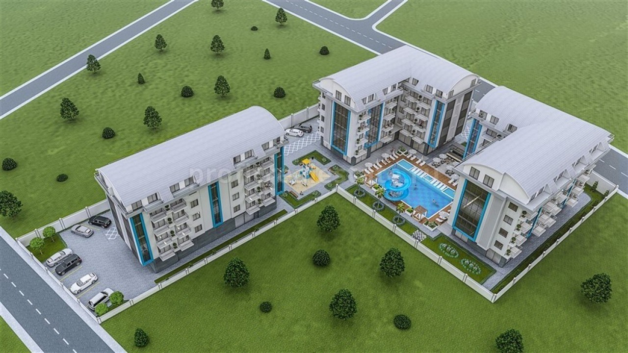 New real estate in Oba, Alanya, at developer's prices, 47-142 m2 ID-5270 фото-1