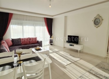 Elegant one-bedroom apartment, with a large total area, ready to move in, 300 meters from the center of Mahmutlar, Alanya, 76 m2 ID-5272 фото-4