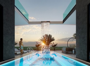 Luxurious two-storey villa, with a private pool and a land plot, under construction, Kargicak, Alanya, 200 m2 ID-5279 фото-7