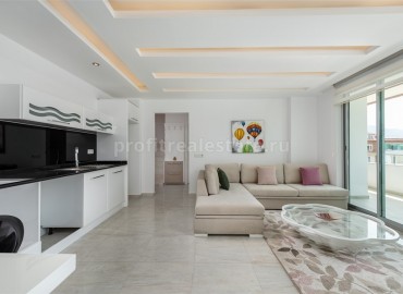 Three-bedroom duplex, with furniture and appliances, in a well-kept residential complex with excellent facilities, just 200 meters from the Kestel beach, Alanya ID-5284 фото-3