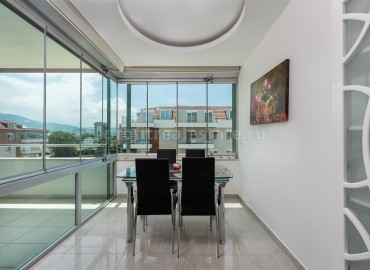 Three-bedroom duplex, with furniture and appliances, in a well-kept residential complex with excellent facilities, just 200 meters from the Kestel beach, Alanya ID-5284 фото-10
