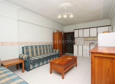 Недорогая двухкомнатная квартира, с мебелью и техникой, в 200 метрах от моря, Махмутлар, Аланья ID-5289 фото-1