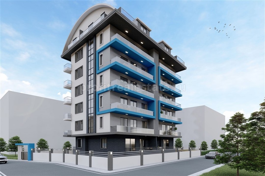 Апартаменты по ценам застройщика, в строящемся жилом комплексе Махмутлара, Аланья 55-135 м2 ID-5292 фото-2