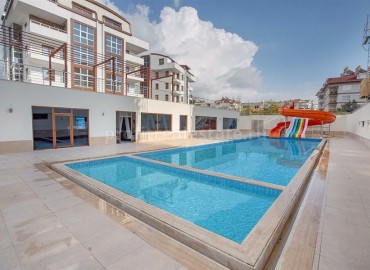 Three-room duplex, equipped with furniture and appliances, in a new residential complex in Oba, Alanya, 120 m2 ID-5294 фото-10