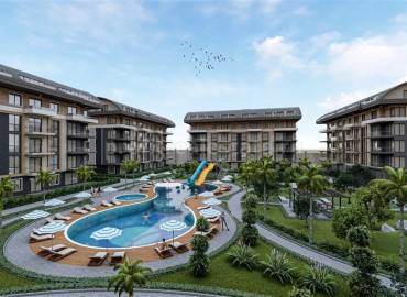 Luxury investment project in the European district of Oba, Alanya, apartments of layouts 1 + 1 2 + 1 3 + 1 4 + 1 cost from 52.000 € ID-5299 фото-1