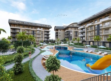 Luxury investment project in the European district of Oba, Alanya, apartments of layouts 1 + 1 2 + 1 3 + 1 4 + 1 cost from 52.000 € ID-5299 фото-5