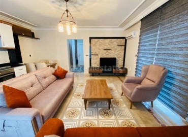 Spacious 1 + 1 apartment with an area of 70m2, in the prestigious European district of Oba, Alanya ID-5308 фото-3