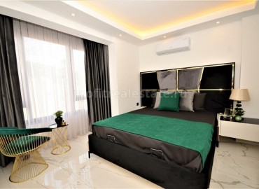 Two-bedroom duplex, with a luxurious interior, just 150 meters from the center of Alanya ID-5318 фото-4