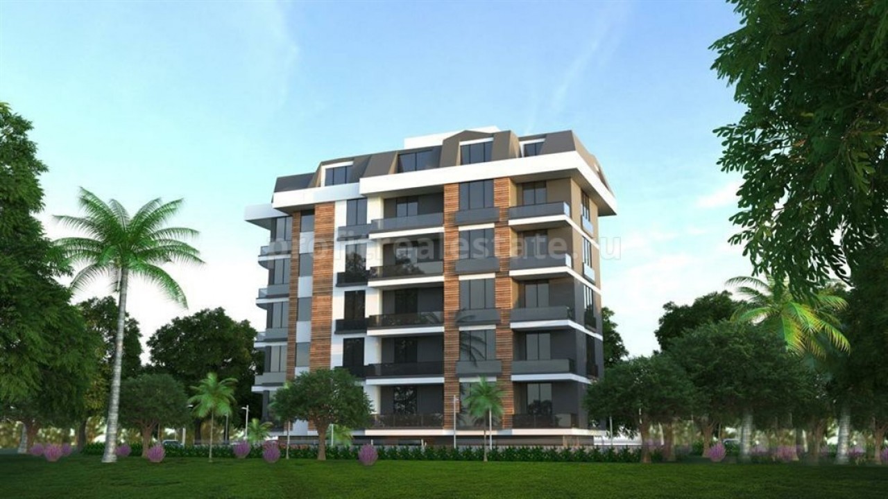 Inexpensive one-bedroom apartment, in a residence at the final stage of construction, Mahmutlar, Alanya, 50 m2 ID-5320 фото-2
