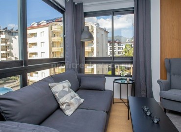 Stylish three-room apartment, ready to move in, just 100 meters from the center of the European district Oba, Alanya ID-5322 фото-4