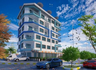 New one-bedroom apartment, at a bargain price, in a residential complex, built in 2020, Mahmutlar, Alanya ID-5334 фото-1