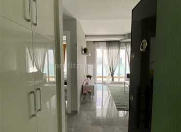 New two-room apartment, equipped with furniture, 400 meters from the sea, Mahmutlar, Alanya, 68 m2 ID-5365 фото-3