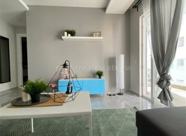 New two-room apartment, equipped with furniture, 400 meters from the sea, Mahmutlar, Alanya, 68 m2 ID-5365 фото-6