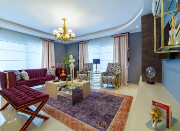 Luxurious three-room apartment, with a rich interior interior, in Mahmutlar, Alanya, 120 m2 ID-5373 фото-1