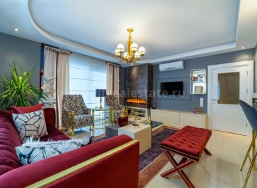 Luxurious three-room apartment, with a rich interior interior, in Mahmutlar, Alanya, 120 m2 ID-5373 фото-2