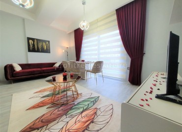 Стильная двухкомнатная квартира, с мебелью и техникой, в новой резиденции Махмутлара, Аланья, 47 м2 ID-5375 фото-1