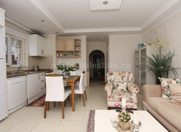 Three-room apartment, equipped with furniture and appliances, 100 meters from the center of Alanya ID-5378 фото-6