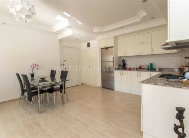 Three-room apartment, furnished and equipped, just 150 meters from Oba beach, Alanya ID-5387 фото-4