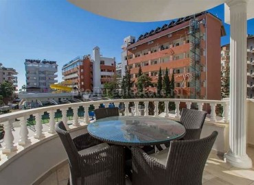 Three-room apartment, furnished and equipped, just 150 meters from Oba beach, Alanya ID-5387 фото-12