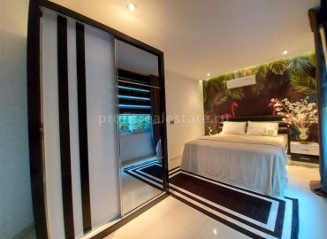 Three-room apartment with a rich interior, 350 meters from the sea, Kargicak, Alanya, 120 m2 ID-5407 фото-9