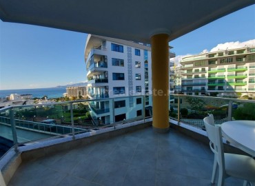 Three-room apartment with a rich interior, 350 meters from the sea, Kargicak, Alanya, 120 m2 ID-5407 фото-13