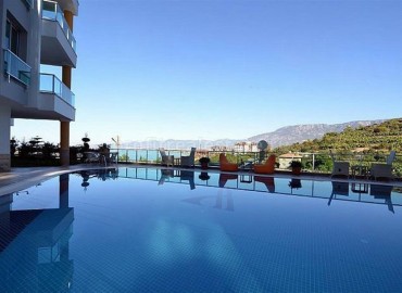 Three-room apartment with a rich interior, 350 meters from the sea, Kargicak, Alanya, 120 m2 ID-5407 фото-14