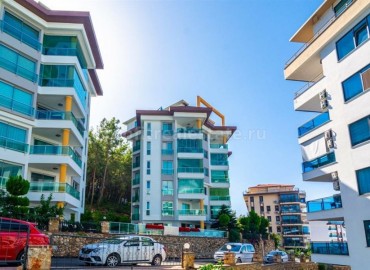 Three-room apartment with a rich interior, 350 meters from the sea, Kargicak, Alanya, 120 m2 ID-5407 фото-24